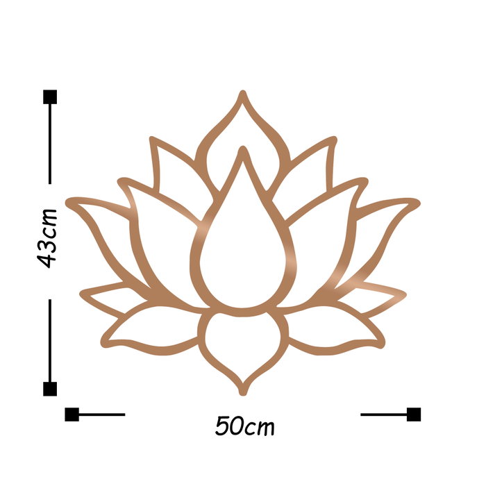 Wallity Lotus Flower 1 - Cobre